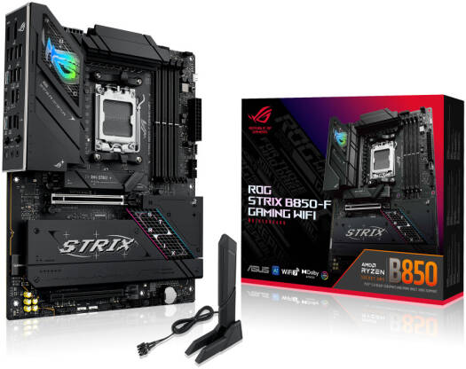ASUS ROG Strix B850-F Gaming WiFi Motherboard – AM5 Socket, DDR5, PCIe 5.0, Wi-Fi 7 | AMD Ryzen Compatible